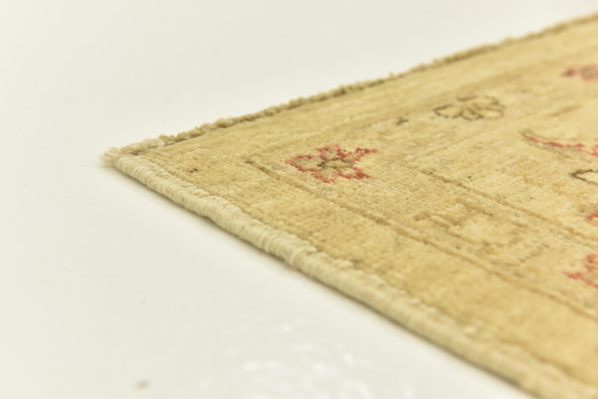 5' 9 x 8' Hand Knotted Peshawar Ziegler Rug