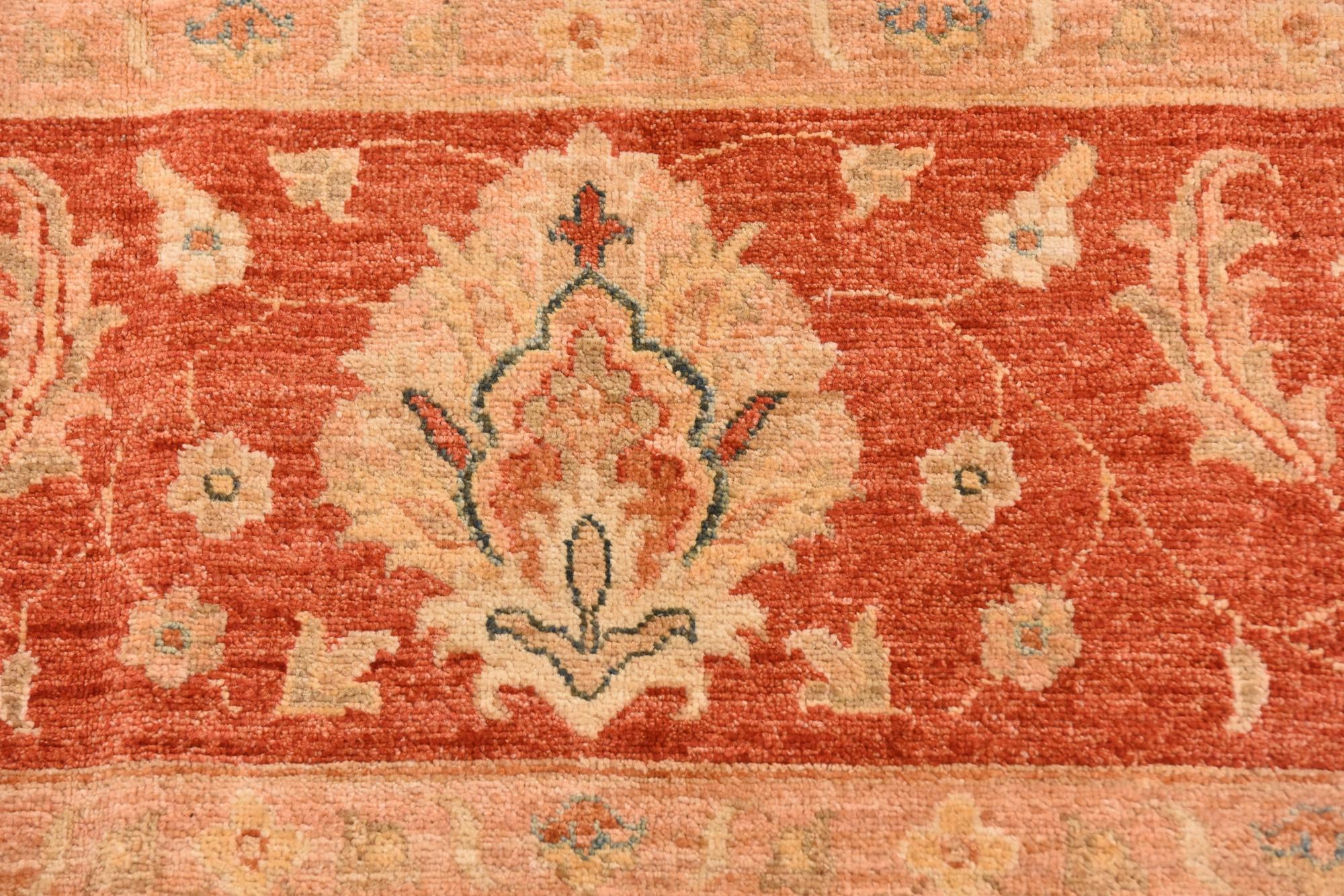 13' 1 x 17' 5 Hand Knotted Peshawar Ziegler Rug