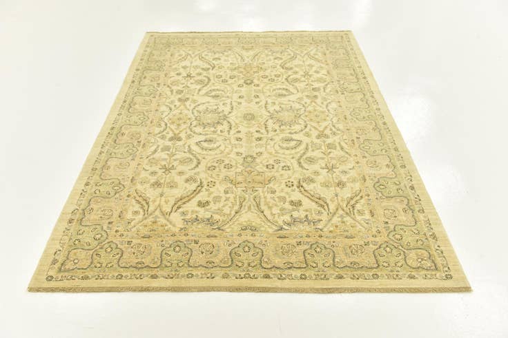 Detail image of 5' 6 x 7' 6 Hand Knotted Peshawar Ziegler Rug