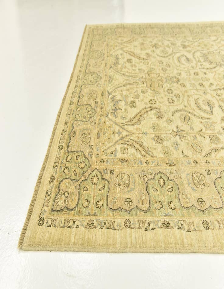 Detail image of 5' 6 x 7' 6  Hand Knotted Peshawar Ziegler Rug