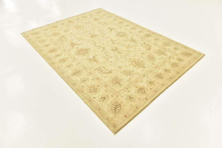 5' 9 x 7' 8 Hand Knotted Peshawar Ziegler Rug