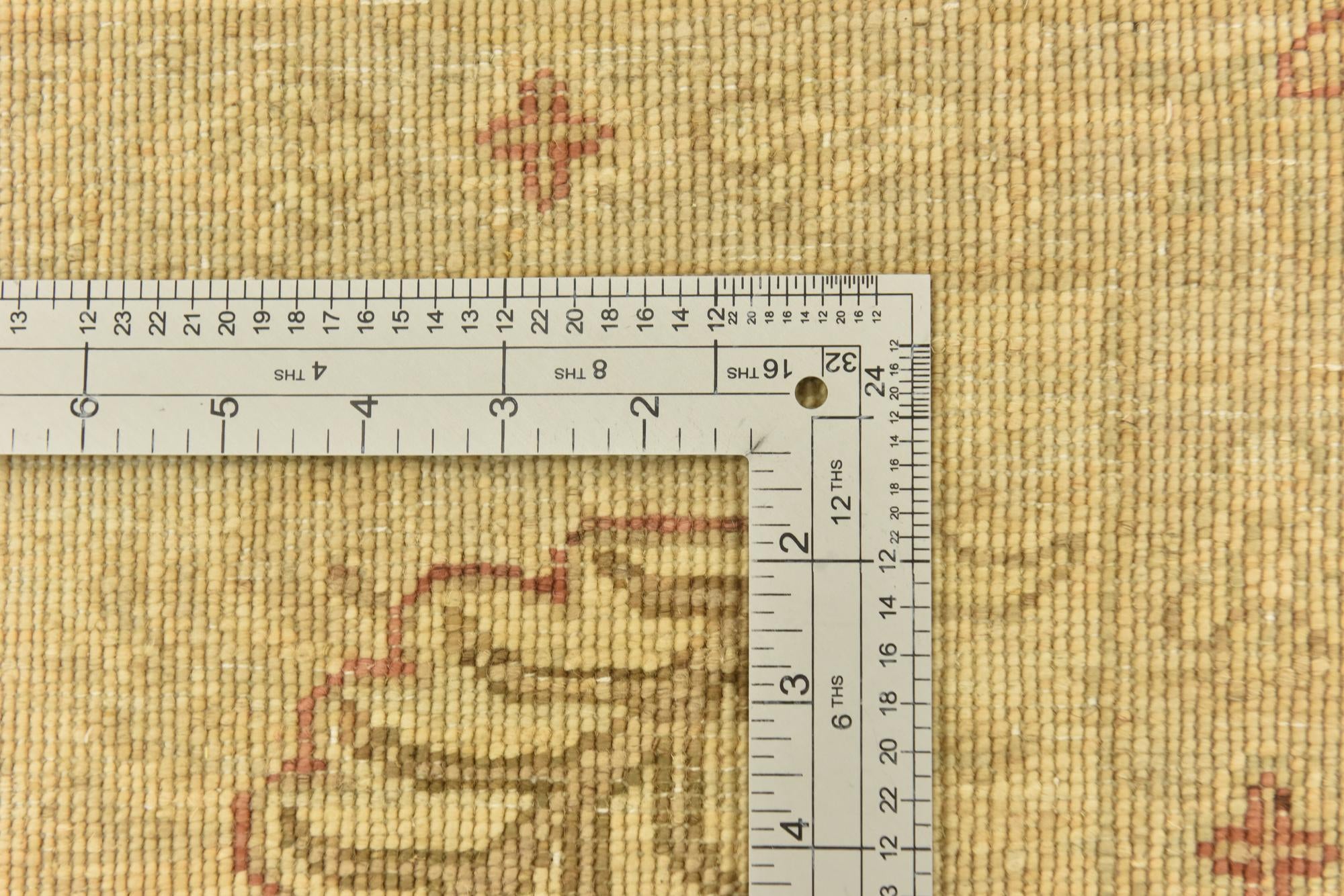5' 7 x 7' 9 Hand Knotted Peshawar Ziegler Rug