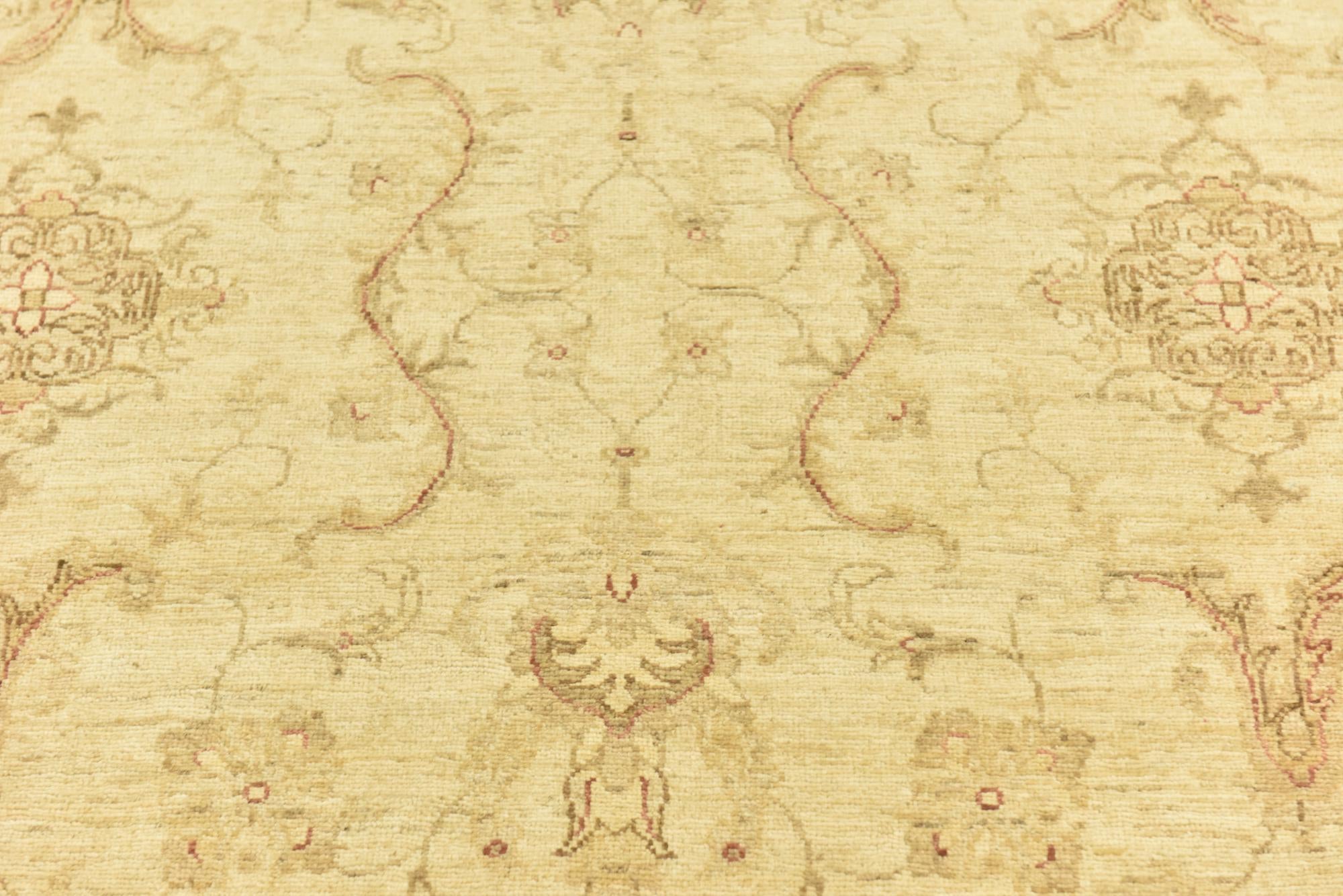 5' 7 x 7' 9 Hand Knotted Peshawar Ziegler Rug