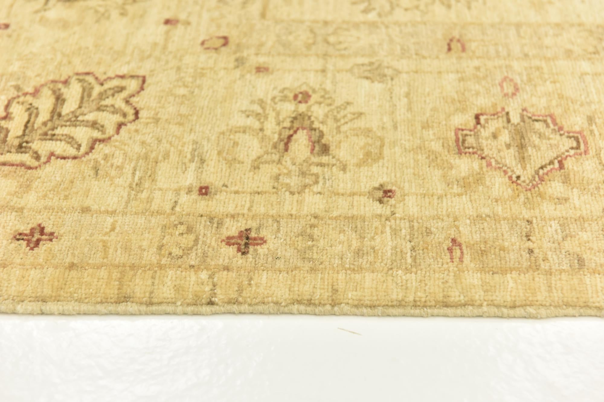 5' 7 x 7' 9 Hand Knotted Peshawar Ziegler Rug