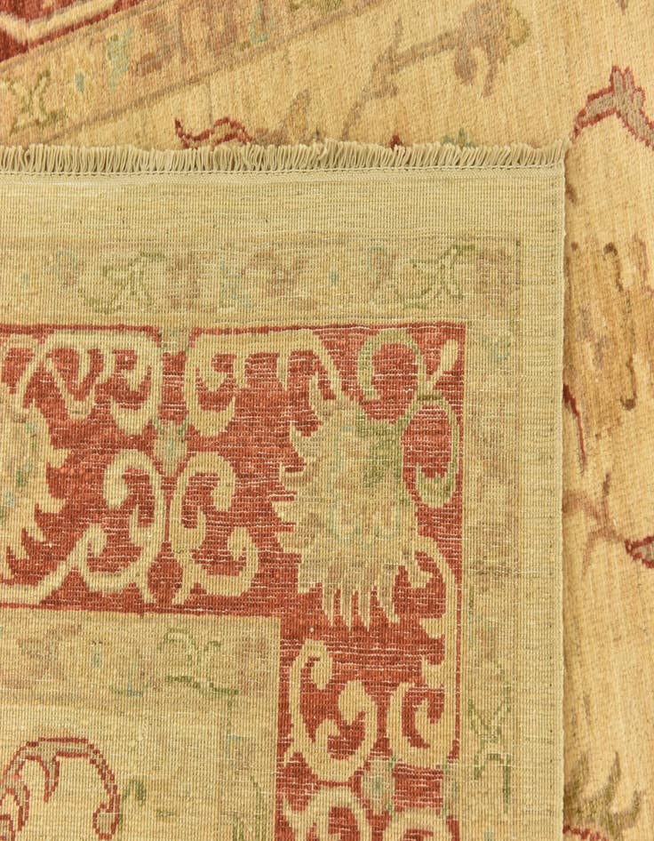 Detail image of 5' 9 x 7' 10  Hand Knotted Peshawar Ziegler Rug