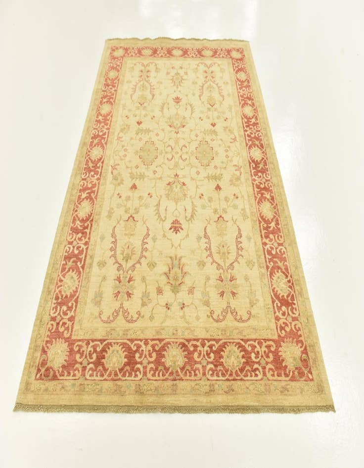 Detail image of 5' 9 x 7' 10  Hand Knotted Peshawar Ziegler Rug