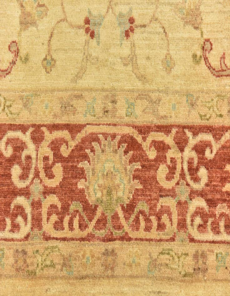 Detail image of 5' 9 x 7' 10  Hand Knotted Peshawar Ziegler Rug