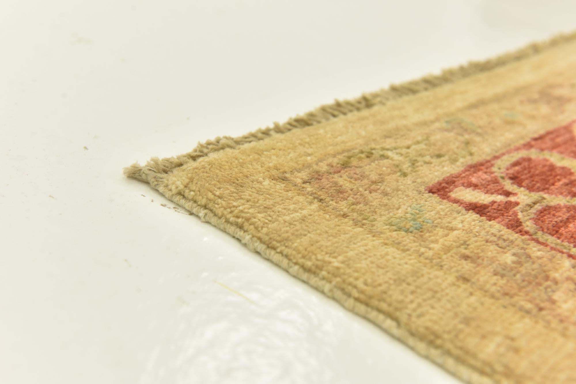 5' 9 x 7' 10 Hand Knotted Peshawar Ziegler Rug