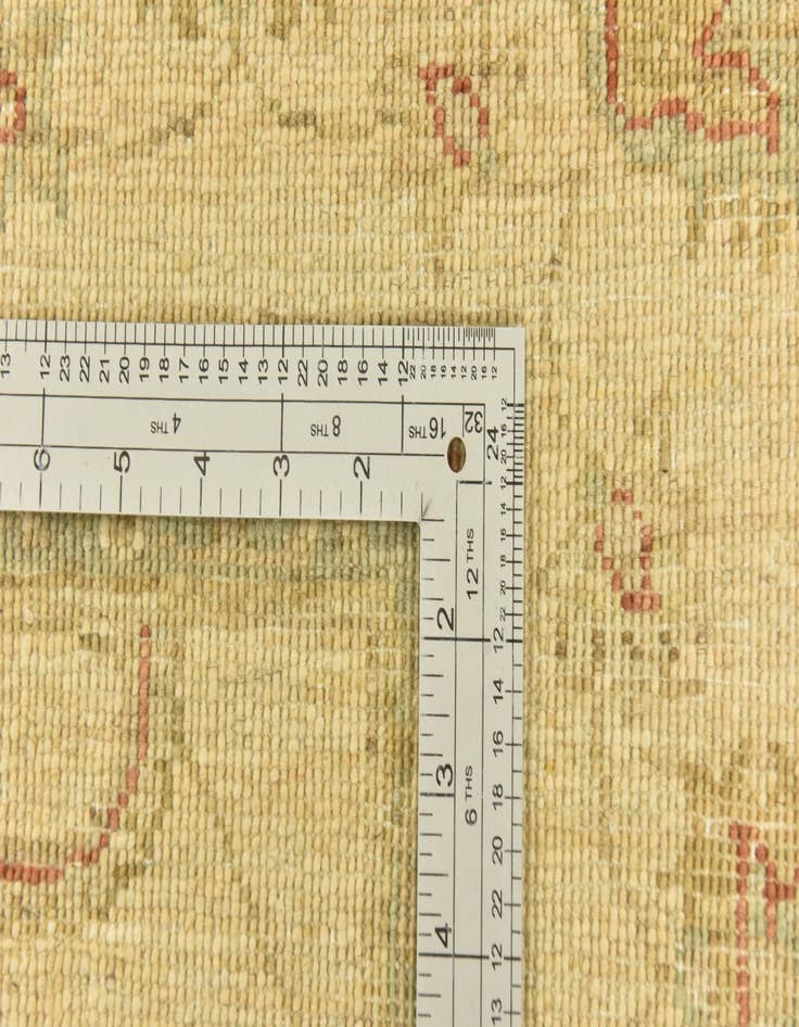 Detail image of 5' 9 x 8' 2  Hand Knotted Peshawar Ziegler Rug