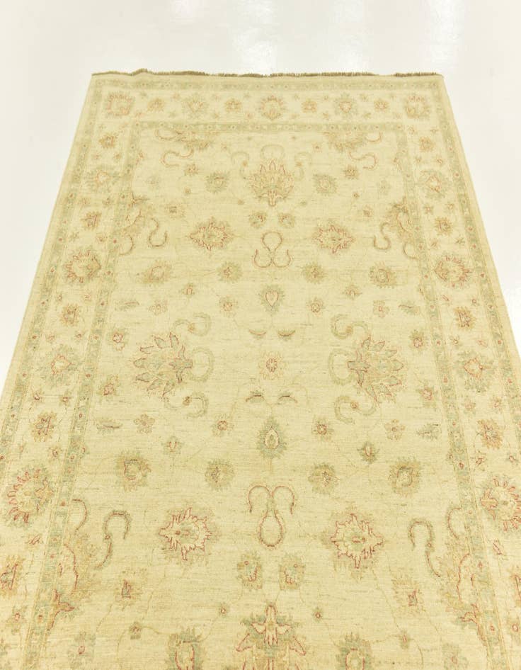 Detail image of 5' 9 x 8' 2  Hand Knotted Peshawar Ziegler Rug