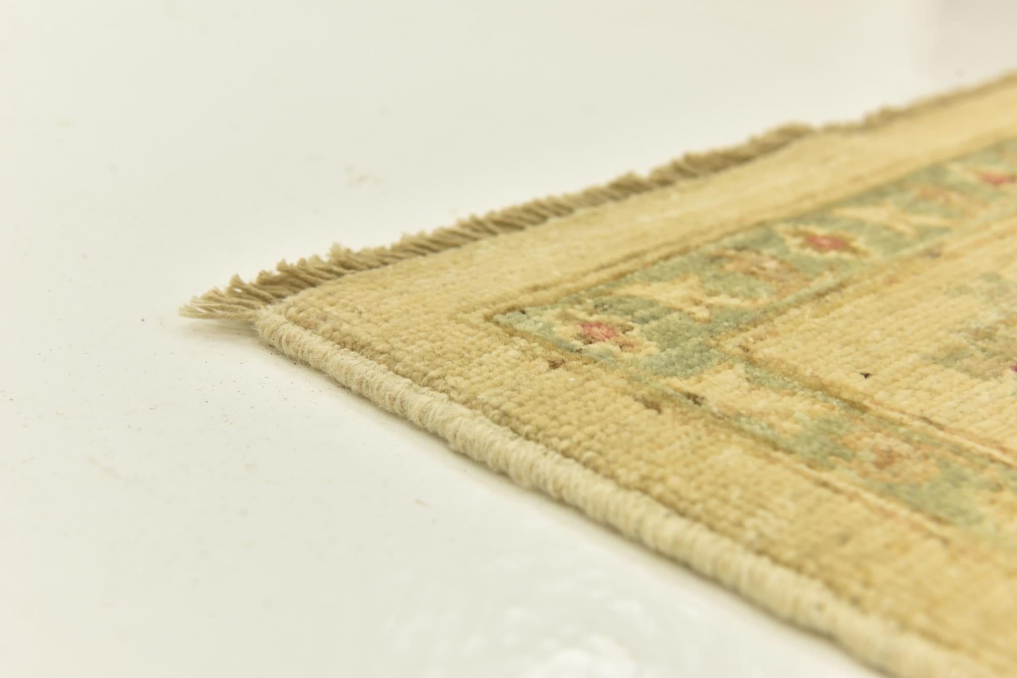 5' 9 x 8' 2 Hand Knotted Peshawar Ziegler Rug