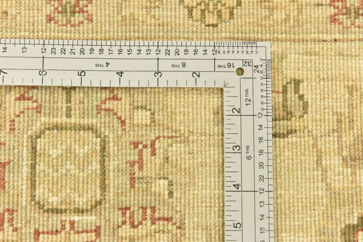 5' 6 x 8' Hand Knotted Peshawar Ziegler Rug
