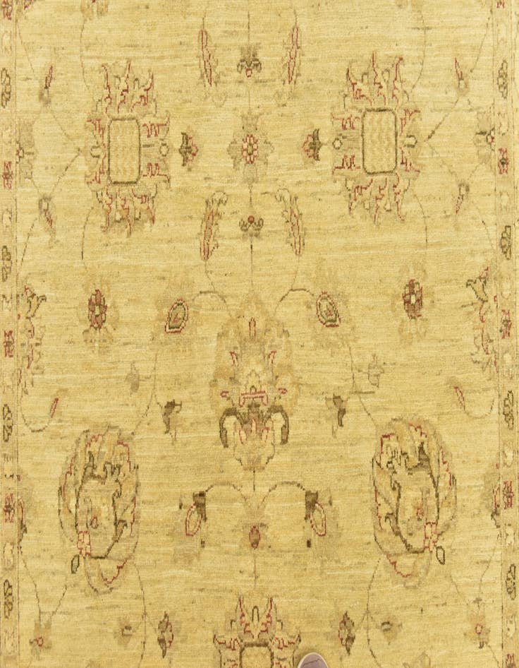Detail image of 5' 6 x 8' Hand Knotted Peshawar Ziegler Rug