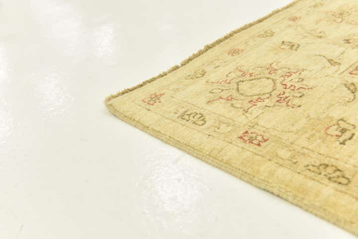 5' 6 x 8' Hand Knotted Peshawar Ziegler Rug