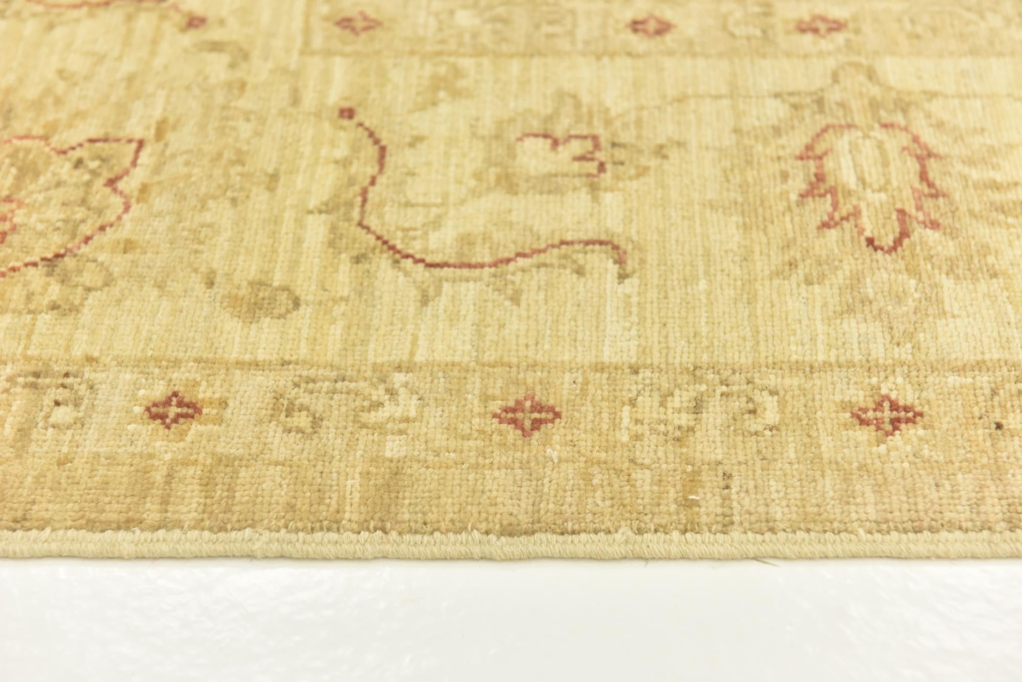 5' 9 x 8' Hand Knotted Peshawar Ziegler Rug