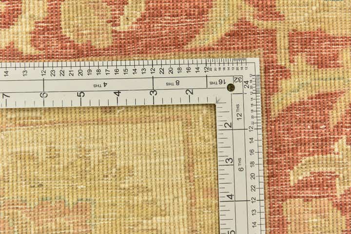 5' 9 x 6' 8 Hand Knotted Peshawar Ziegler Rug