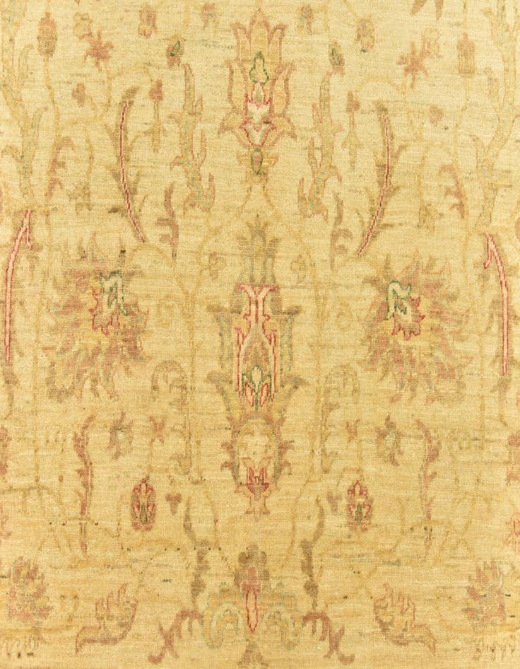 Detail image of 5' 9 x 6' 8  Hand Knotted Peshawar Ziegler Rug