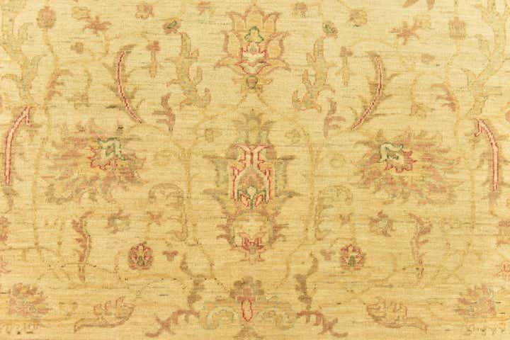 5' 9 x 6' 8 Hand Knotted Peshawar Ziegler Rug