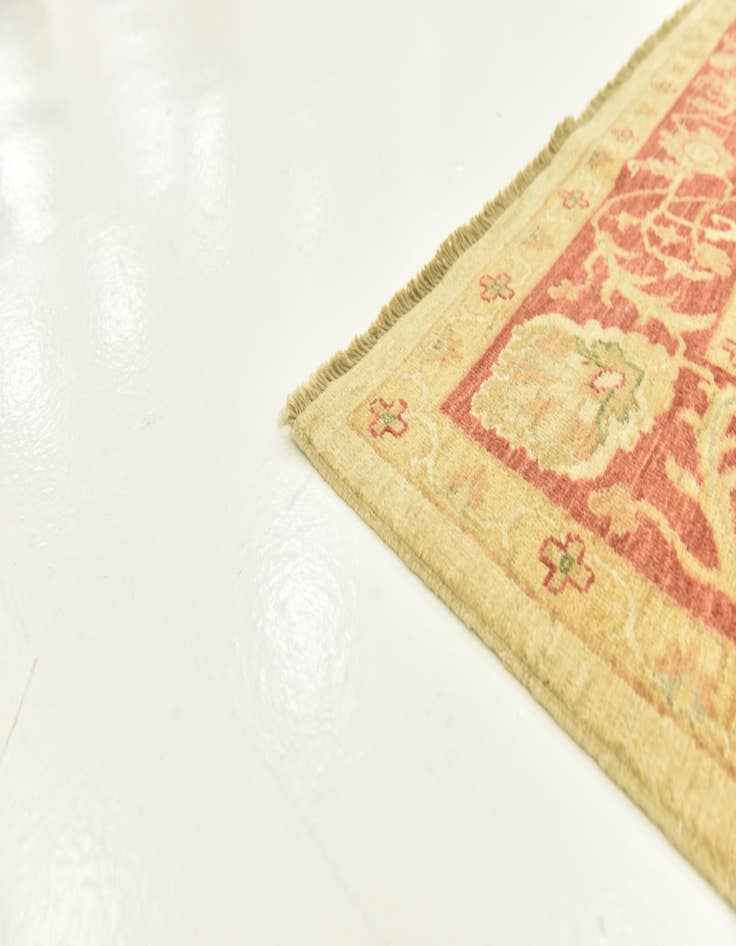 Detail image of 5' 9 x 6' 8  Hand Knotted Peshawar Ziegler Rug