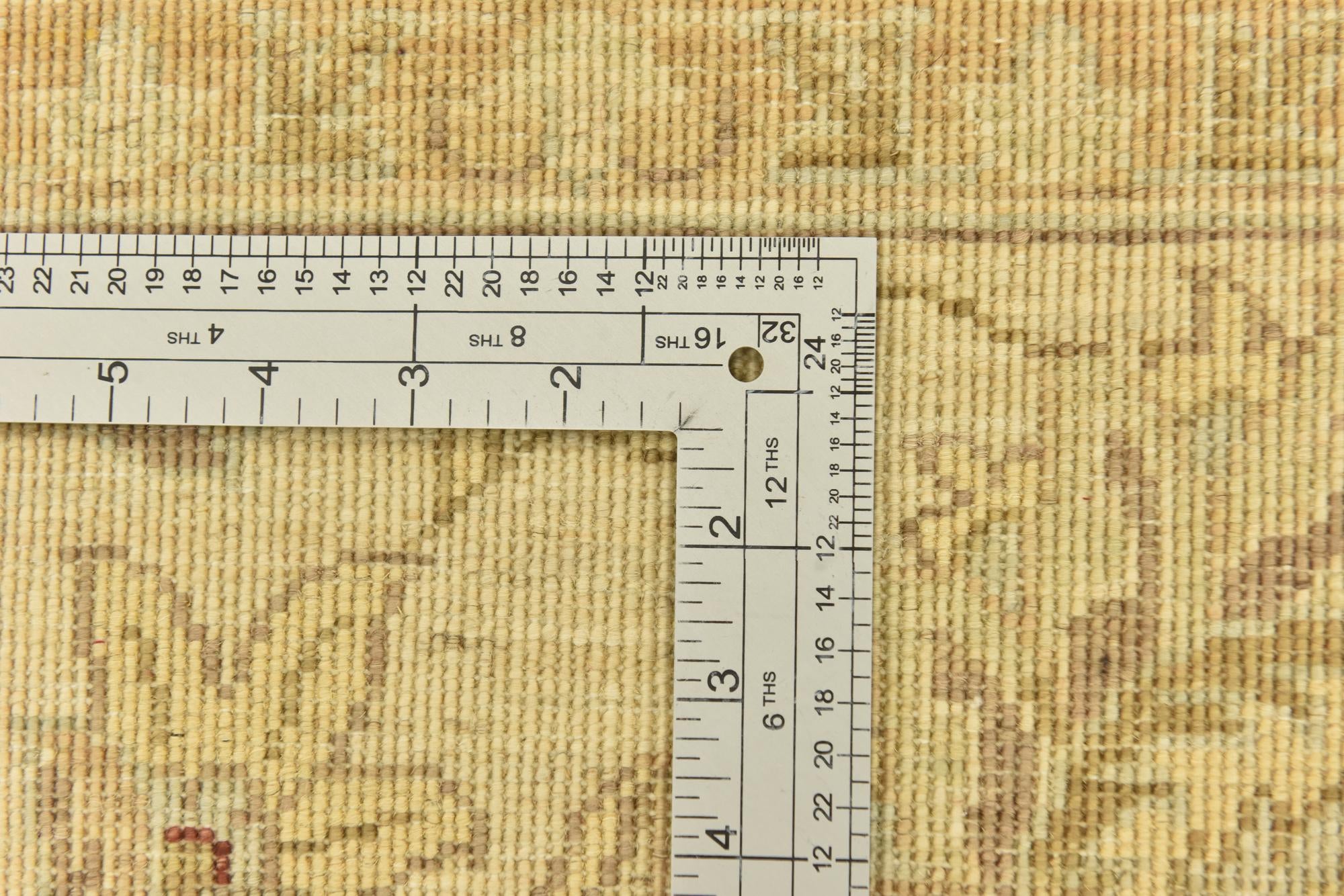 6' 1 x 7' 10 Hand Knotted Peshawar Ziegler Rug