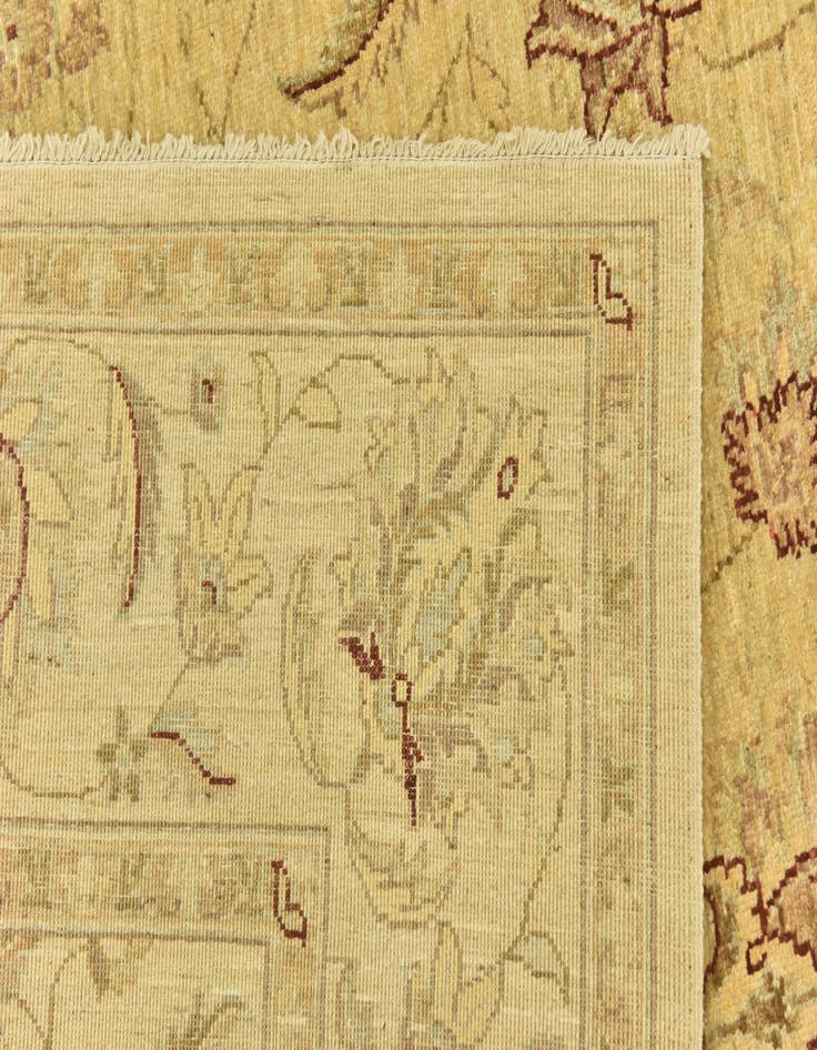 Detail image of 6' 1 x 7' 10  Hand Knotted Peshawar Ziegler Rug