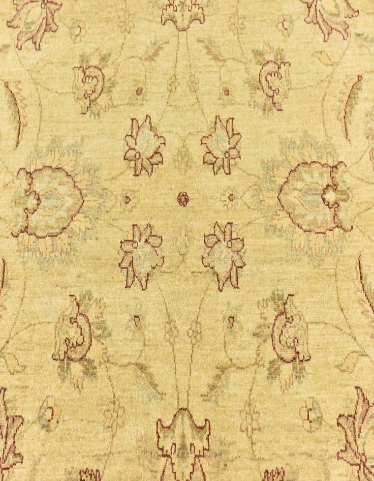 Detail image of 6' 1 x 7' 10  Hand Knotted Peshawar Ziegler Rug