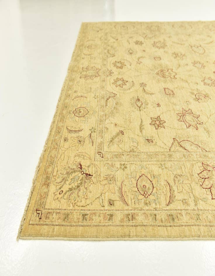 Detail image of 6' 1 x 7' 10  Hand Knotted Peshawar Ziegler Rug