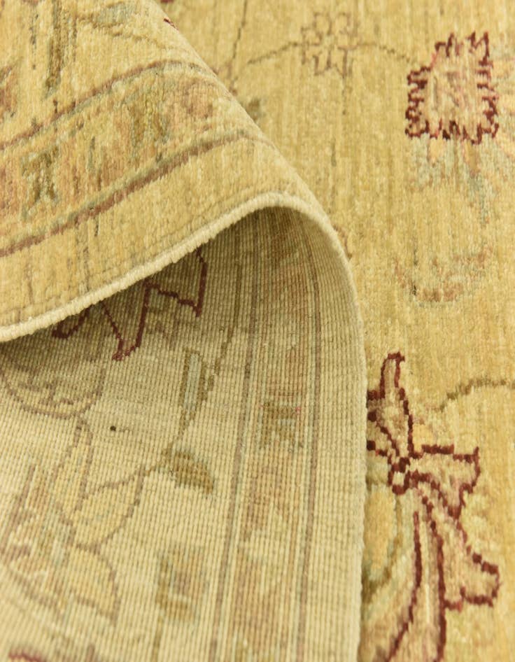 Detail image of 6' 1 x 7' 10  Hand Knotted Peshawar Ziegler Rug