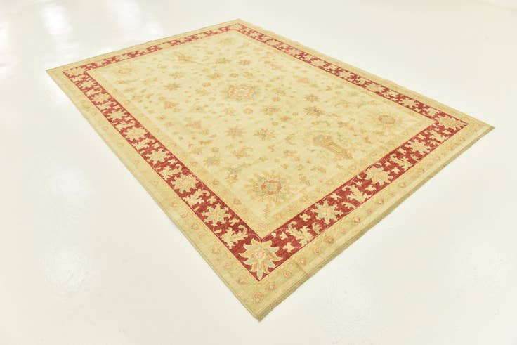 Detail image of 7' x 9' 5 Hand Knotted Peshawar Ziegler Rug