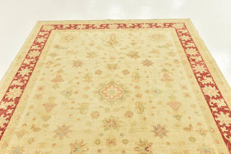 Detail image of 7' x 9' 5 Hand Knotted Peshawar Ziegler Rug