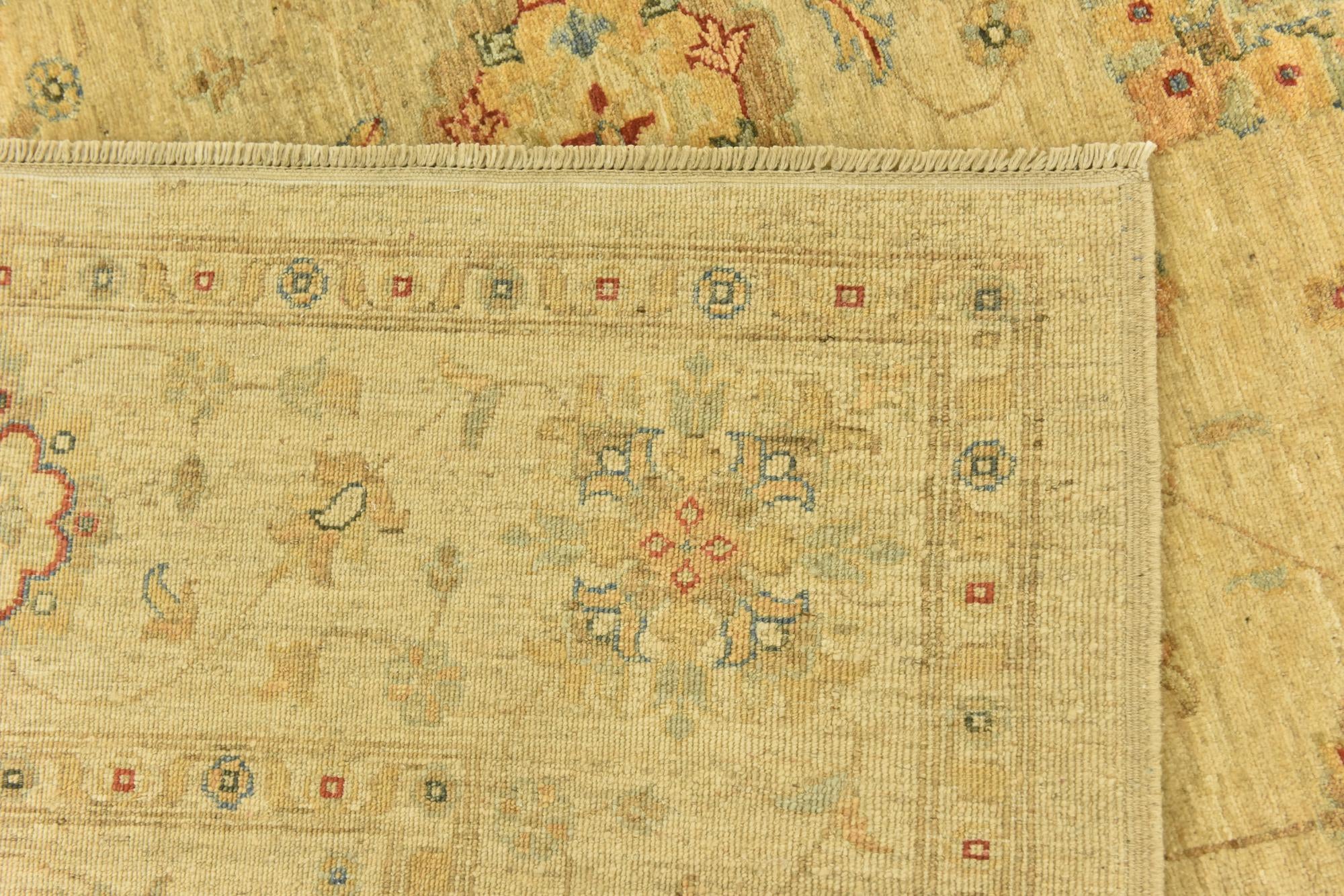 6' 4 x 9' 7 Hand Knotted Peshawar Ziegler Rug