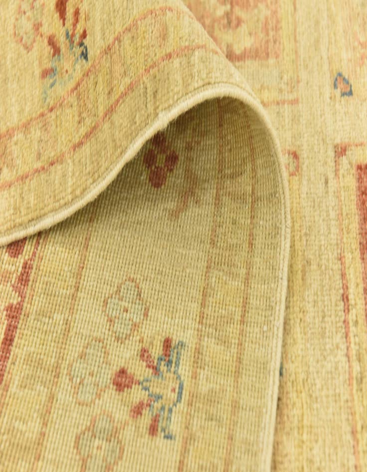 Detail image of 6' 10 x 9' 4  Hand Knotted Peshawar Ziegler Rug