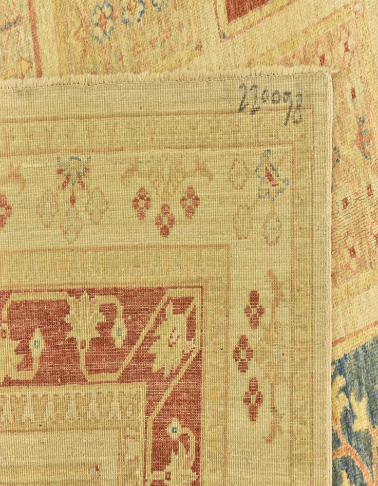 Detail image of 6' 10 x 9' 4  Hand Knotted Peshawar Ziegler Rug