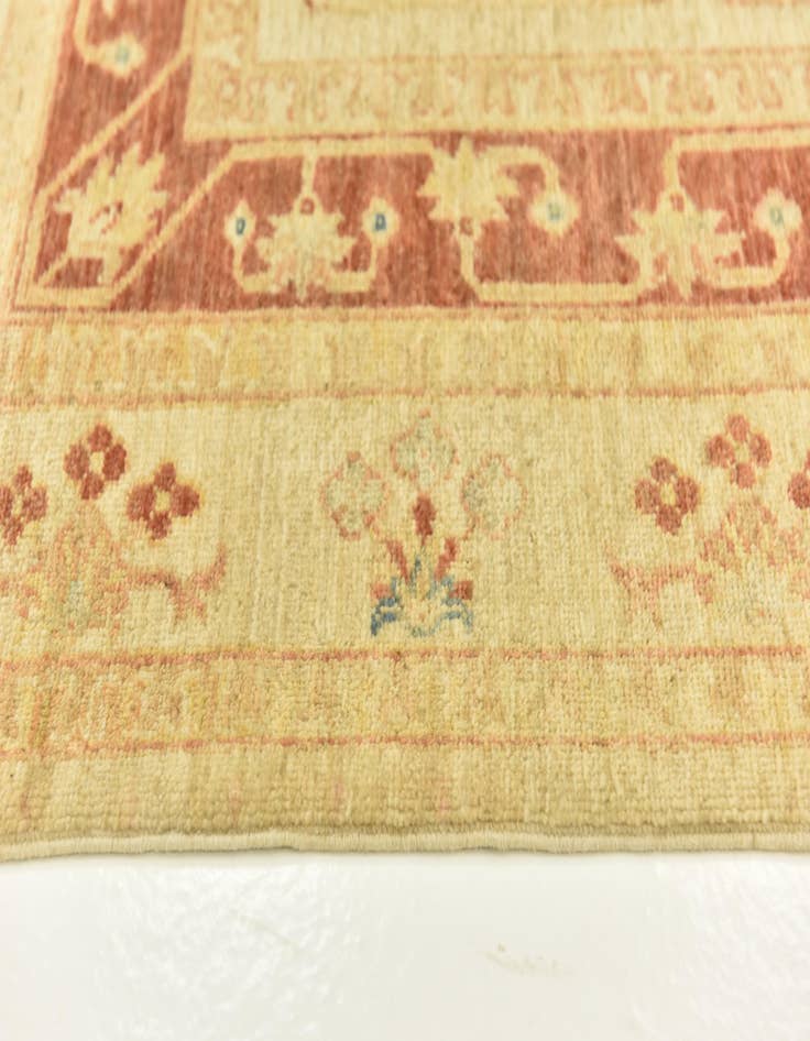 Detail image of 6' 10 x 9' 4  Hand Knotted Peshawar Ziegler Rug