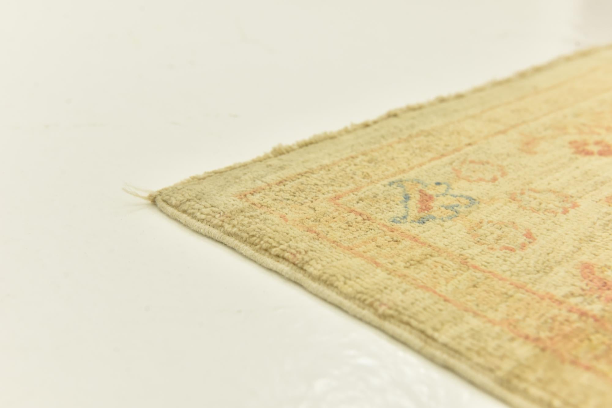 6' 10 x 9' 4 Hand Knotted Peshawar Ziegler Rug