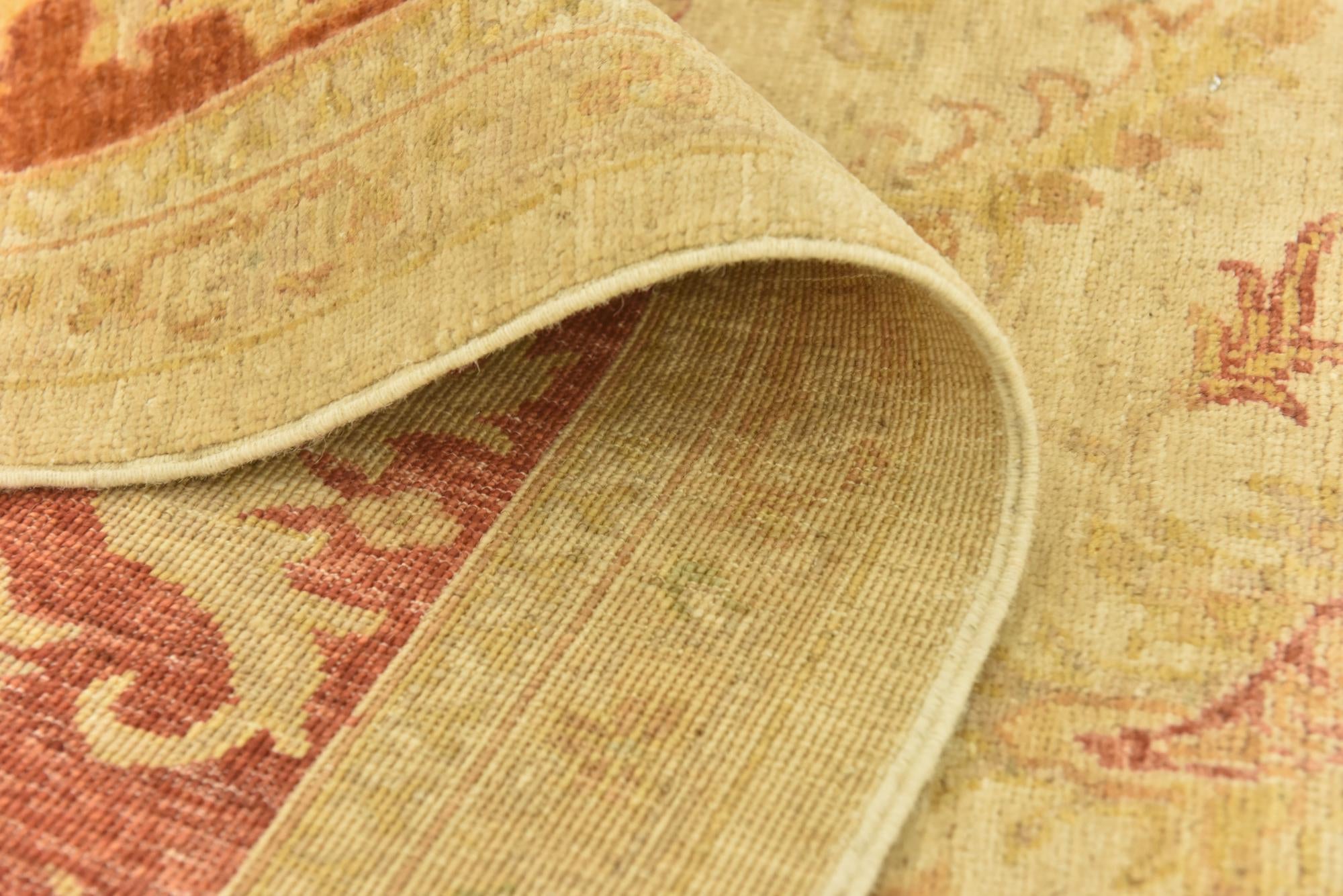 6' 8 x 9' 8 Hand Knotted Peshawar Ziegler Rug