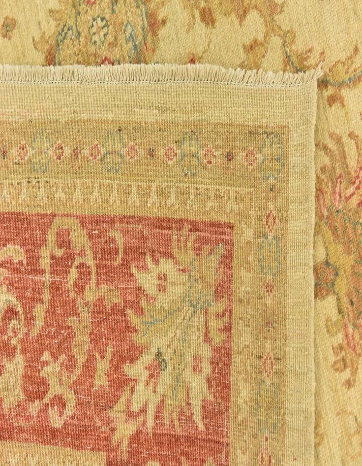 Detail image of 6' 10 x 9' 10  Hand Knotted Peshawar Ziegler Rug
