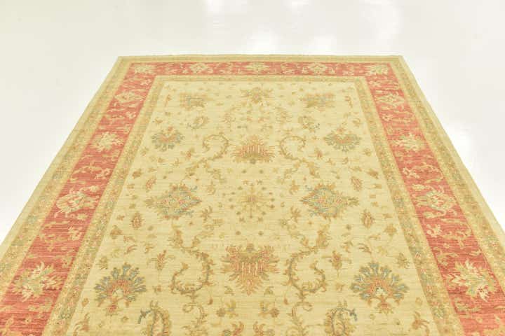 6' 10 x 9' 10 Hand Knotted Peshawar Ziegler Rug