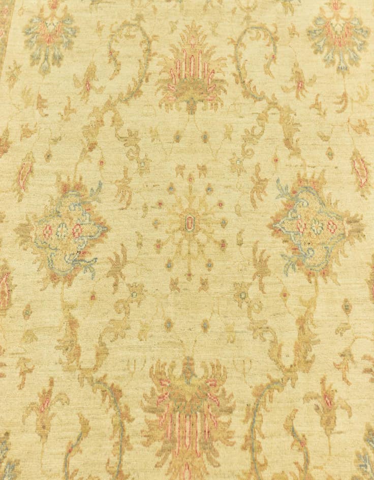 Detail image of 6' 10 x 9' 10  Hand Knotted Peshawar Ziegler Rug