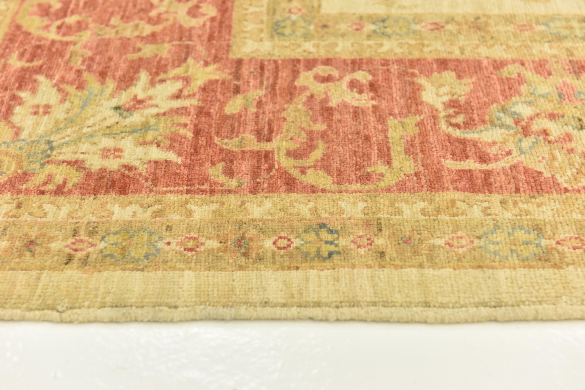 6' 10 x 9' 10 Hand Knotted Peshawar Ziegler Rug