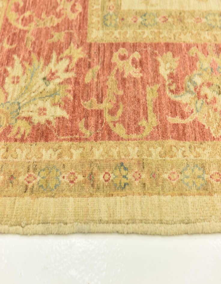 Detail image of 6' 10 x 9' 10  Hand Knotted Peshawar Ziegler Rug