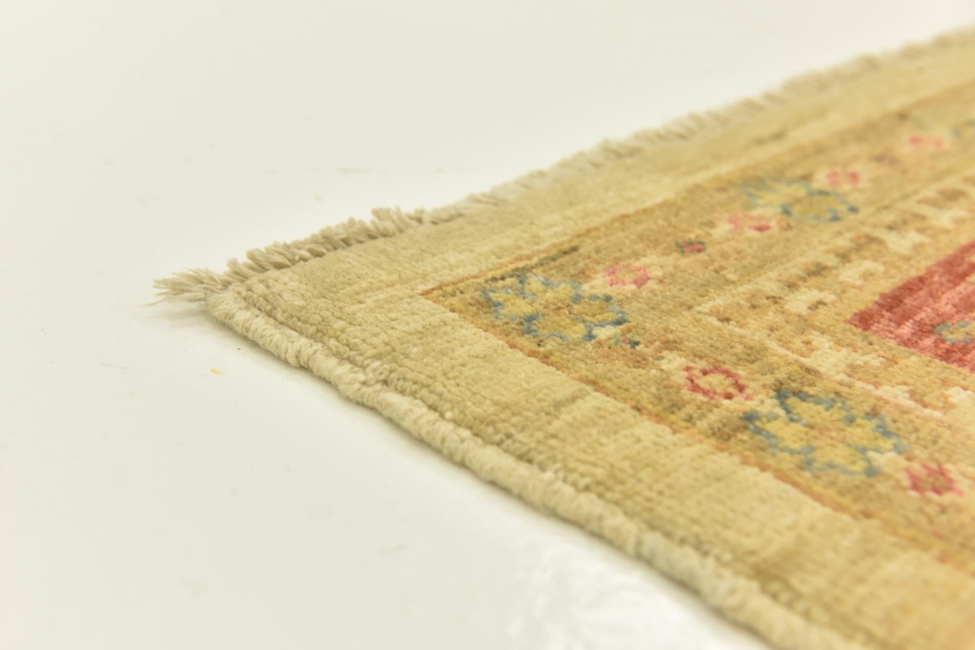 6' 10 x 9' 10 Hand Knotted Peshawar Ziegler Rug