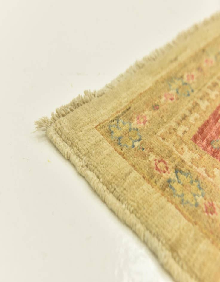 Detail image of 6' 10 x 9' 10  Hand Knotted Peshawar Ziegler Rug