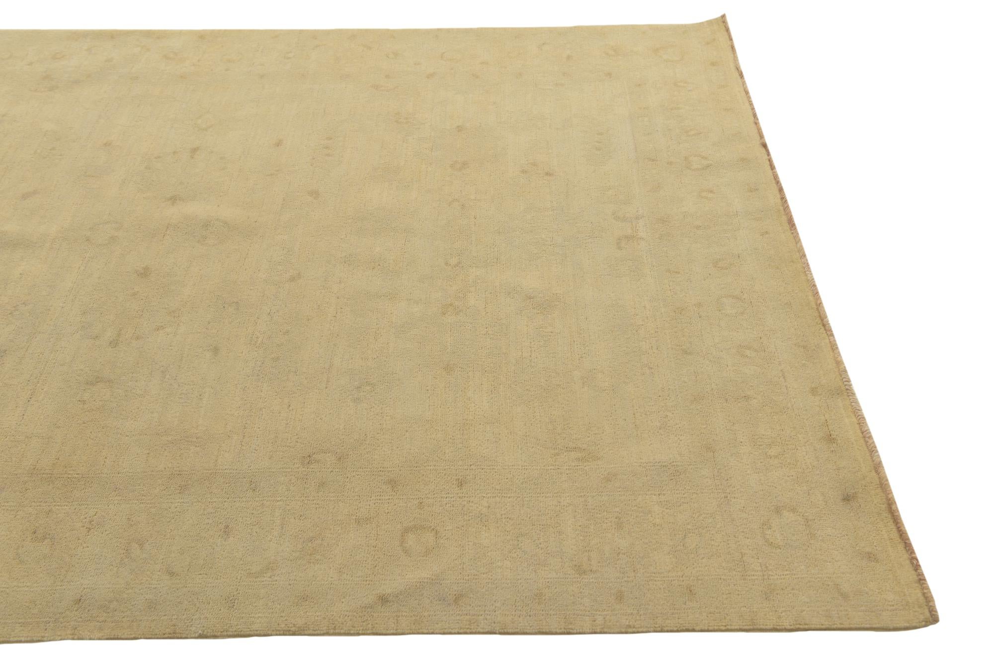 5' 7 x 8' 1 Hand Knotted Peshawar Ziegler Rug