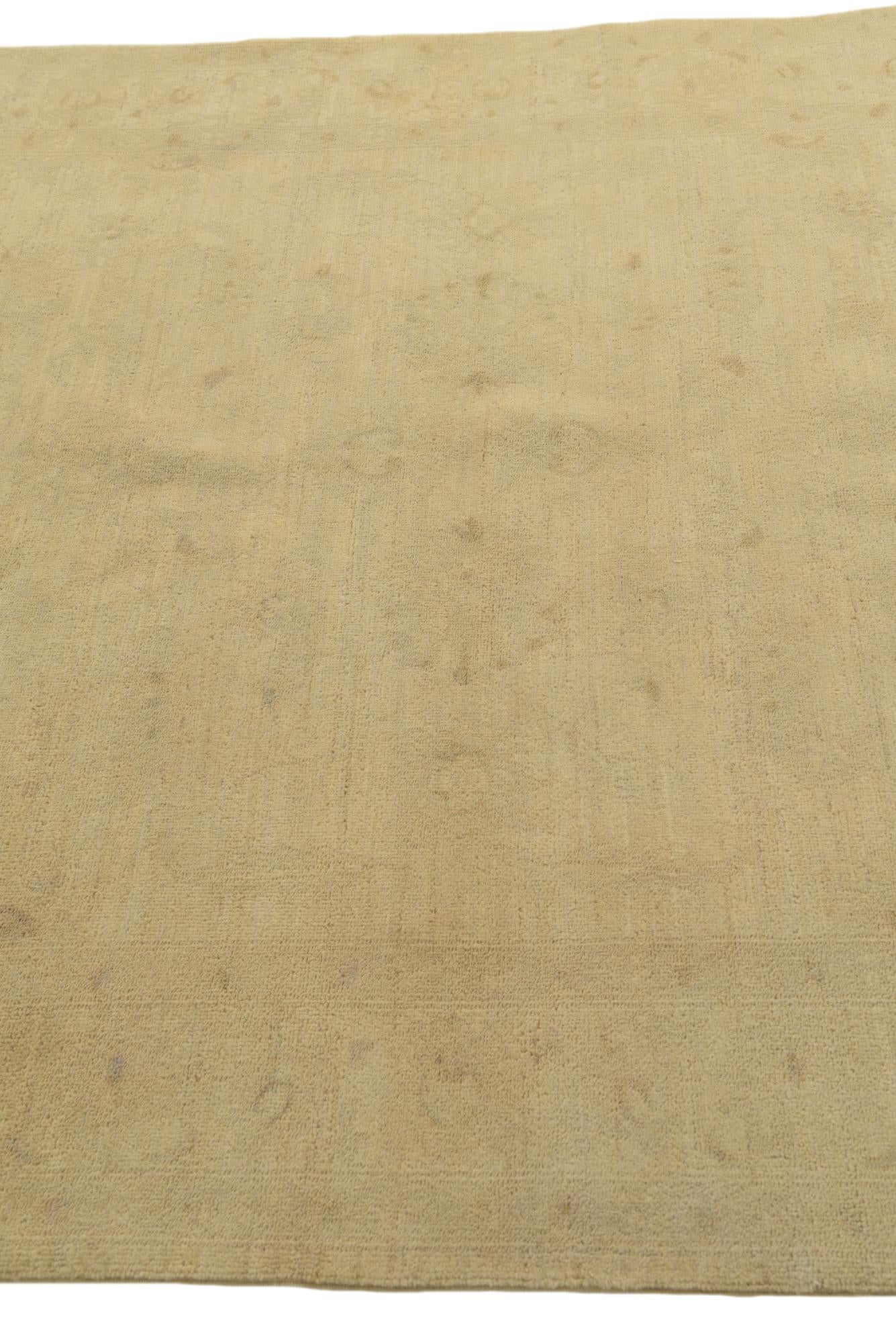 5' 7 x 8' 1 Hand Knotted Peshawar Ziegler Rug
