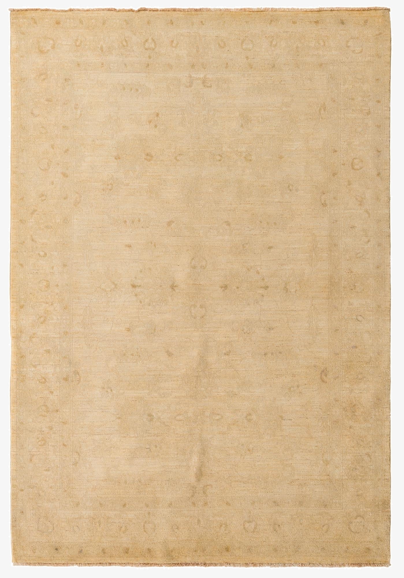 5' 7 x 8' 1  Hand Knotted Peshawar Ziegler Rug