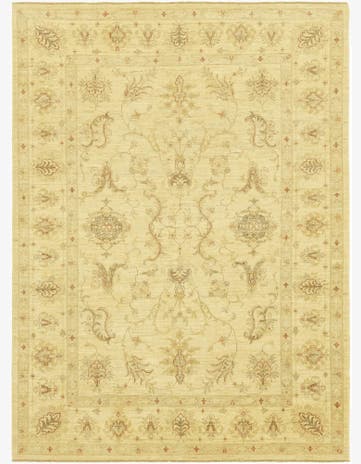 5' 9 x 7' 8 Hand Knotted Peshawar Ziegler Rug