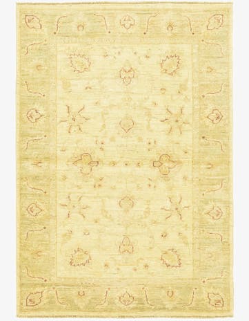 3' 5 x 4' 11 Hand Knotted Peshawar Ziegler Rug