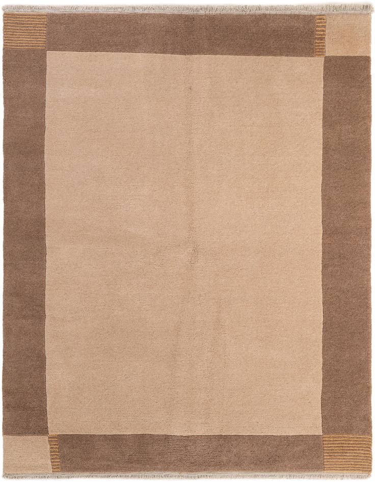 Detail image of 5' 7 x 7' 11 Hand Knotted Tibet Wool Rug