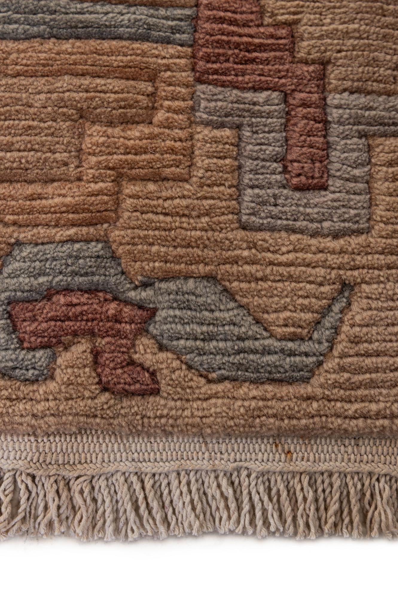 8' 3 x 11' 5 Hand Knotted Tibet Wool Rug
